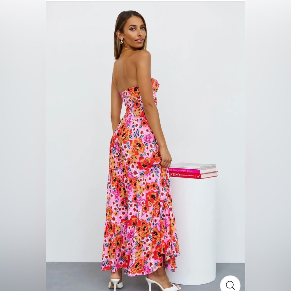 Hello Molly Speak to my Heart Midi Dress Pink XL